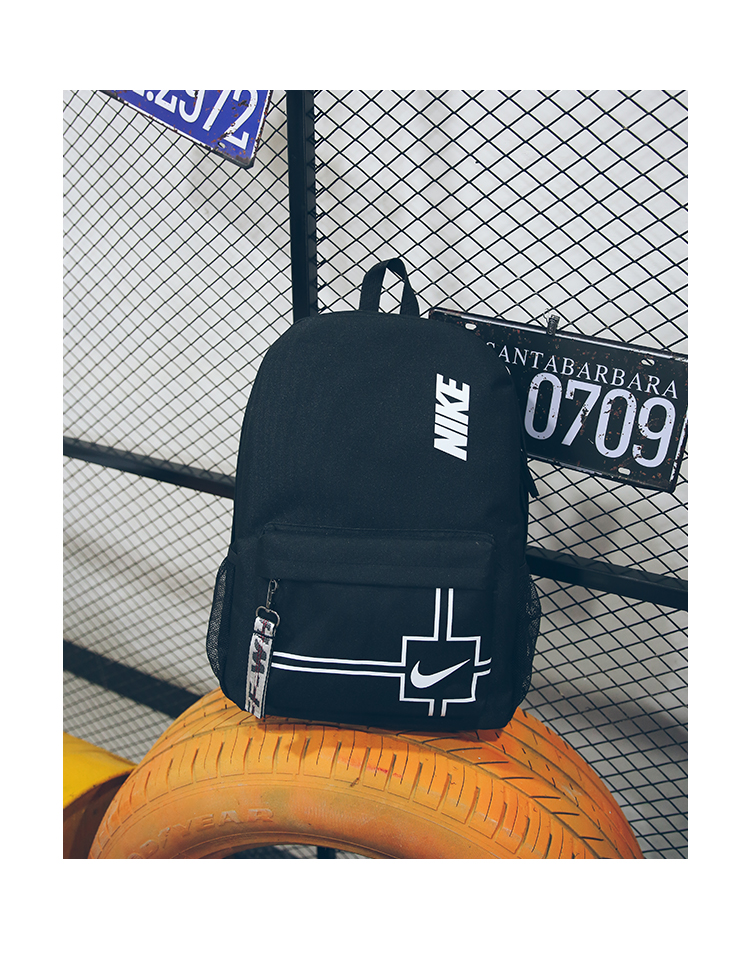 Deep Blue Nike Zipper Backpack